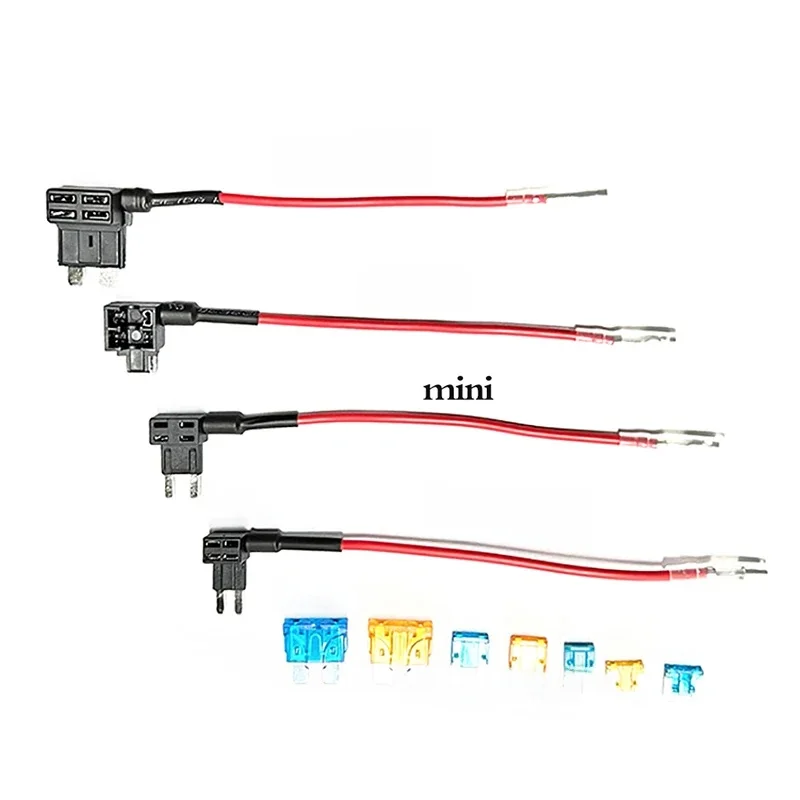 12V uchwyt bezpiecznika Adapter z zaczepianiem Micro Mini Standard Ford ATM APM Blade automatyczny bezpiecznik z ostrzem 10A bezpiecznik samochodowy z uchwytem — zdjęcie 2