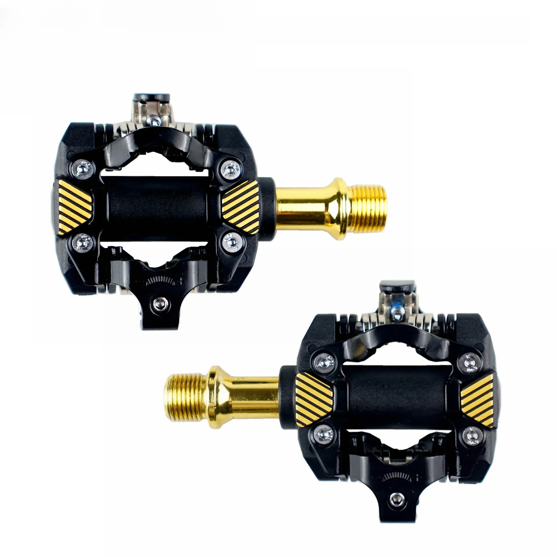 AliExpress ZRACE PD-M1 SPD Pedals - GOLD, Self-Locking MTB Gravel Components Using for Bicycle Racing Mountain Bike, 332g
