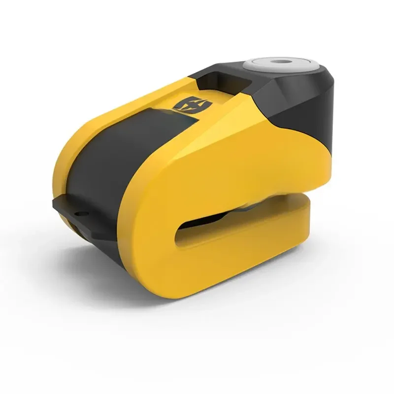 Oxford quartz xa6 LK215-motorcycle bloqueio de disco com alarme (6mm parafuso) amarelo/preto