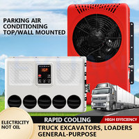 24V RV Truck Parking Air Conditioning 12V Car Mounted Cooler Automotive Loading Modification Intelligent Parking Air Conditioner
