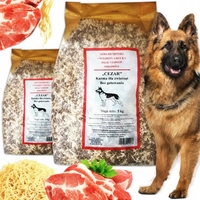 Instant dry dog food-instant noodles-vitamins 5kg - 2 pieces