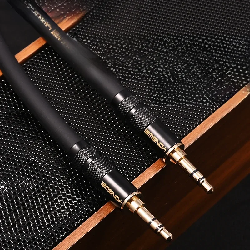 YONGWEI 3,5 mm prosty do zakrzywionego kabla audio AUX samochodowy męski do męskiego telefonu komórkowego głośnik komputerowy zestaw słuchawkowy przedłużacz audio — zdjęcie produktu 7