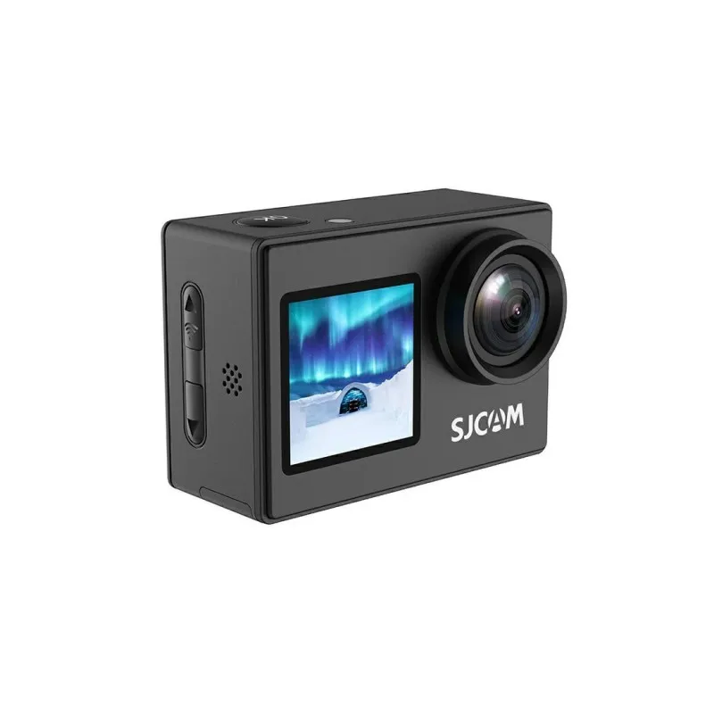 كاميرا SJCAM SJ4000 مزدوجة الشاشة بدقة 4K - واي فاي مقاومة للماء حتى 30 مترًا، 170 ° زاوية واسعة، شاشة سيلفي مقاس 2 بوصة لمدونات الفيديو والغوص والرياضة #1