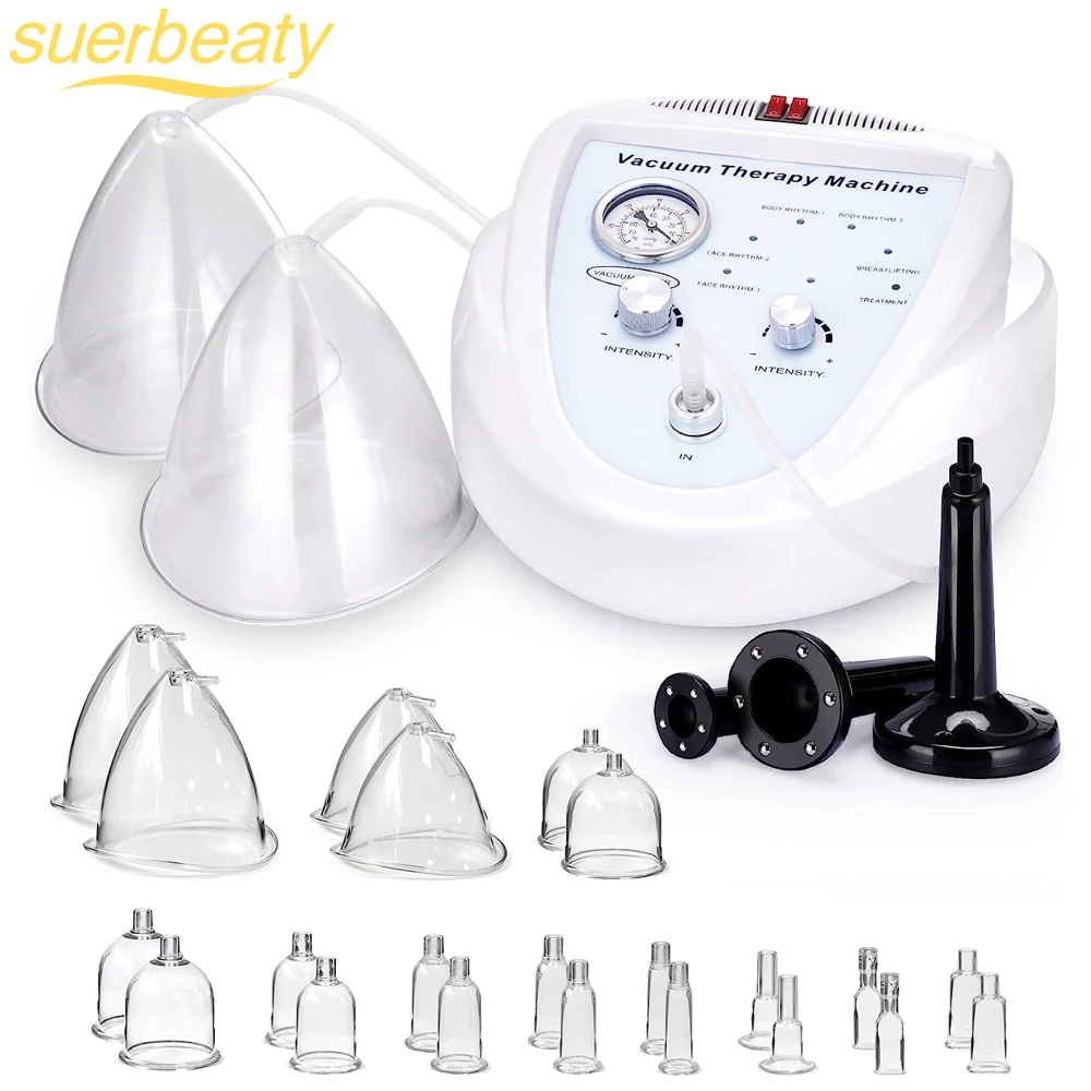 Vacuum Therapy Machine Breast​ Enlargement Enhancer Pump Cupping Massager Buttock Lifting Body Shaping Device