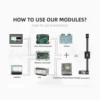 QRXQ Rxp30 リニアステージベルトドライブアクチュエータ、CNC マシン用 Nema 23 ステッピングモーター付き、リニアレールガイドシステム 5