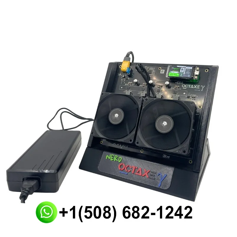 

buy 3 get 2 free Bitaxe NerdOCTaxe 9.6T 160W with Psu Solo Miner NerdQaxe++ 4.8Th/s 75W BTC Mining Machines