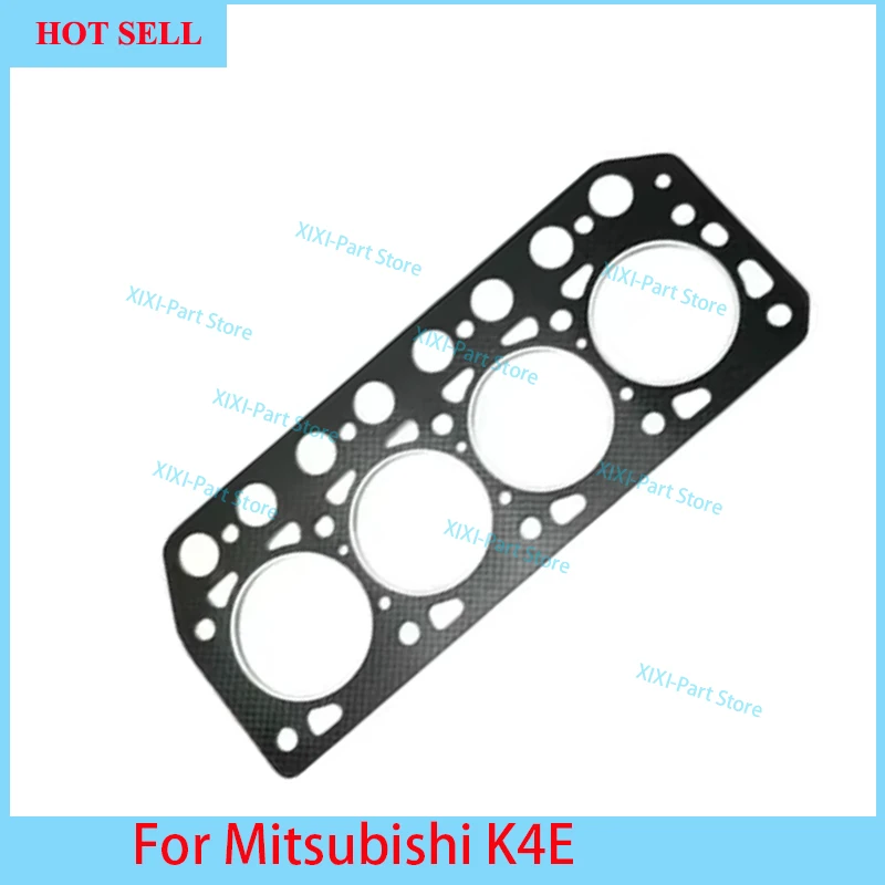 K4E For Mitsubishi Cylinder Head Gasket Full Gasket Kit Set Piston Ring Engine 4-Cylinder 76*2.5HK+2+4mm  Overhaul Rebuild Kit