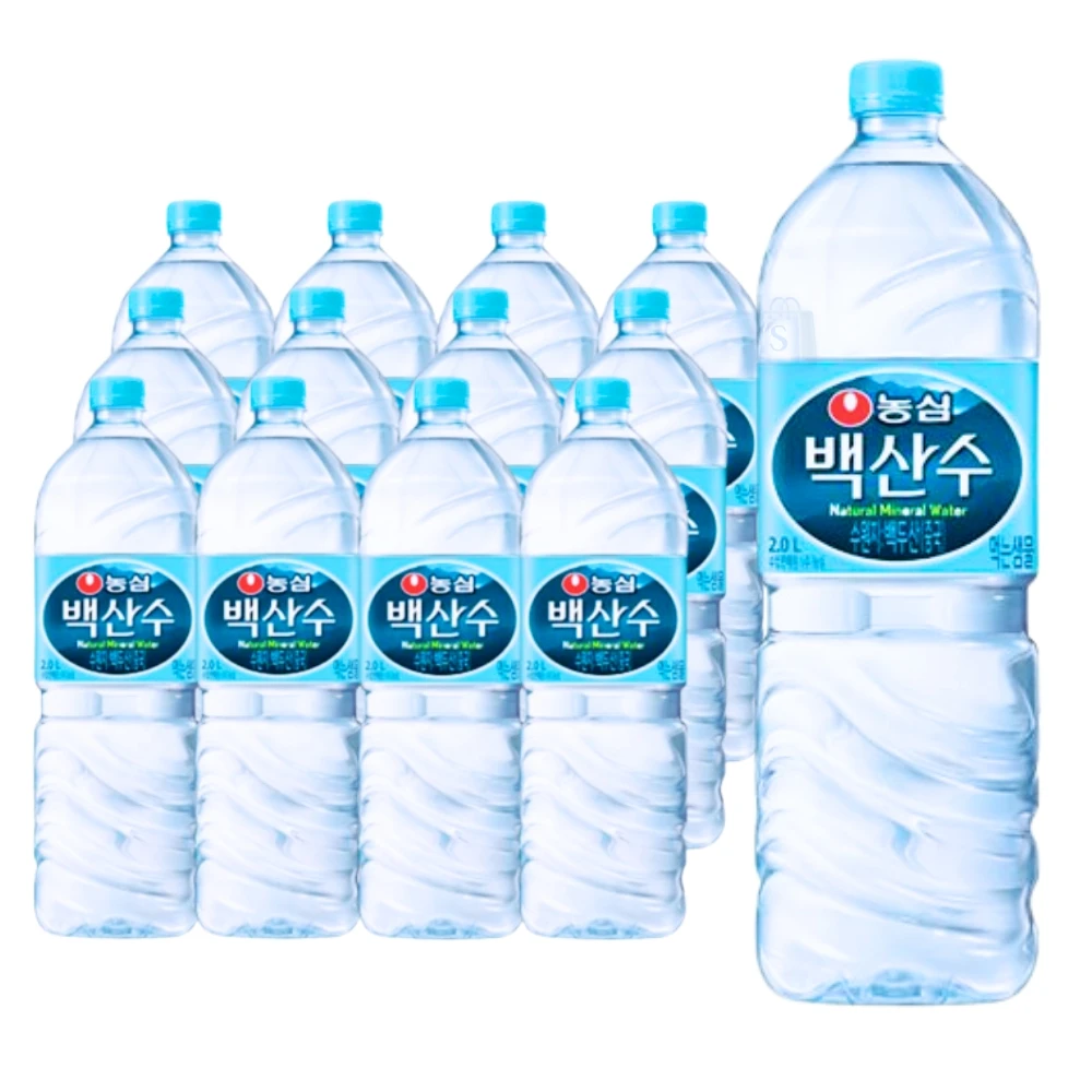 Nongshim Baeksan Water 2Lx6 Bottles 2L Water 2L Safe Bottles Water Delivery Mulabel Bottles Water 2L Mini Bottles Water Safe household drinking office