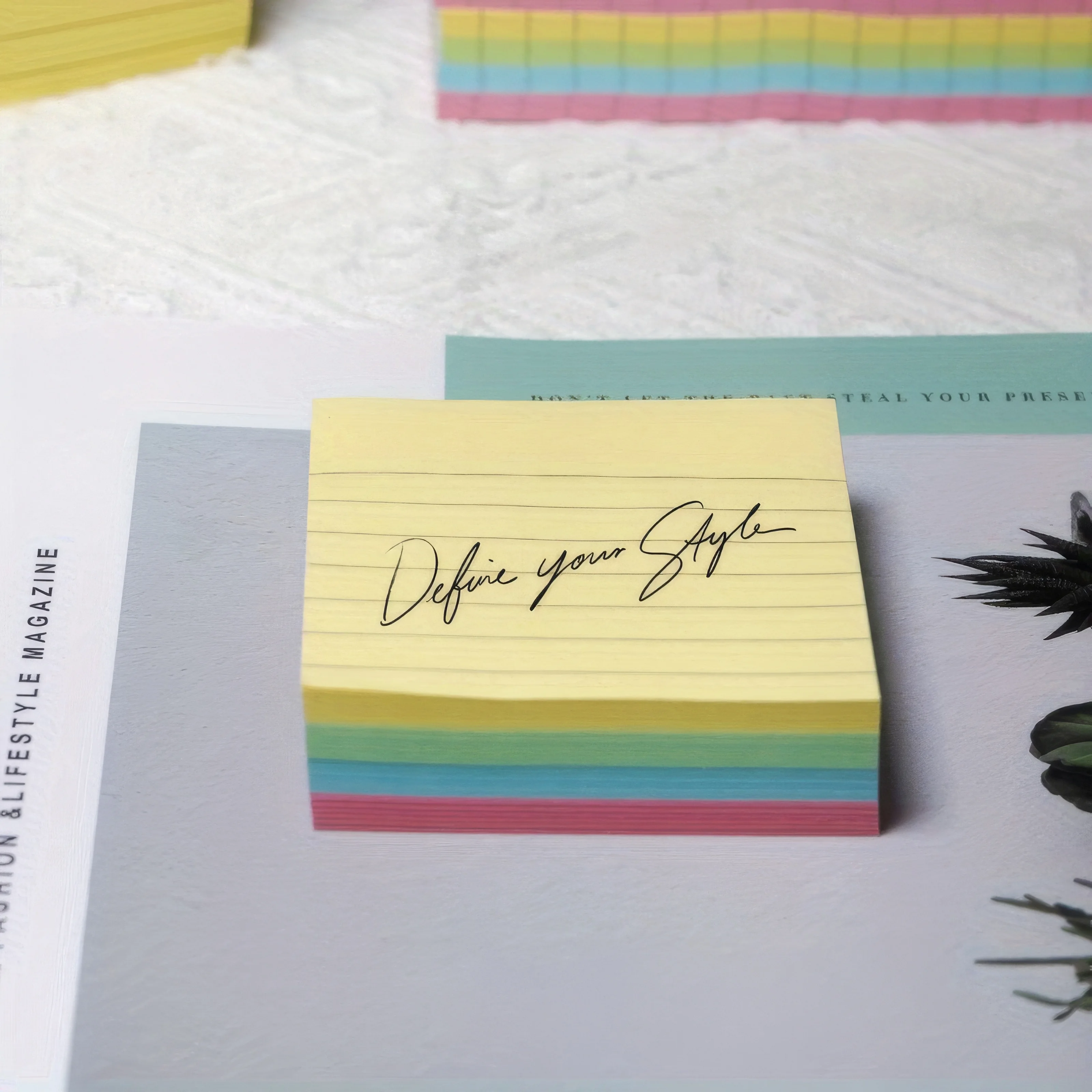 200/400/600 Horizontal Sticky Notes, Suitable for Office and School Organization Stickers, Suitable for Work/study