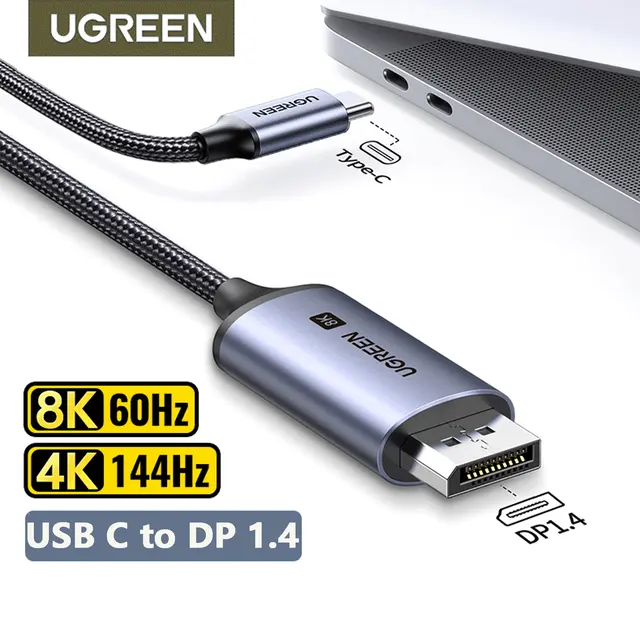 כבל USB C ל-DisplayPort 8K לשדרוג חיבורי המסך שלך