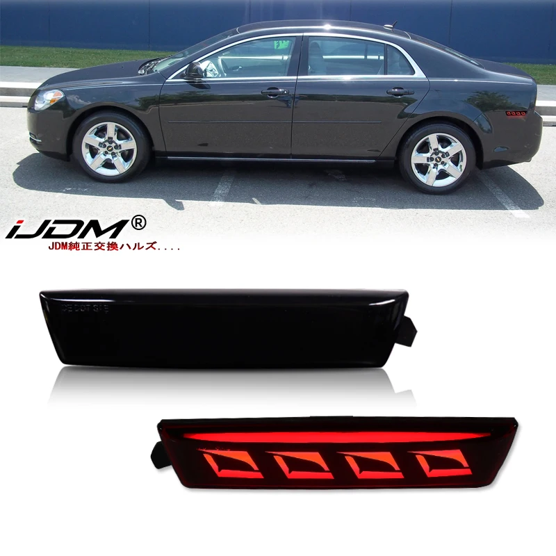 

Для Chevy Malibu, красный задний боковой маркер в сборе, замените задние габаритные огни OEM, задние парковочные фонари 2008-2012