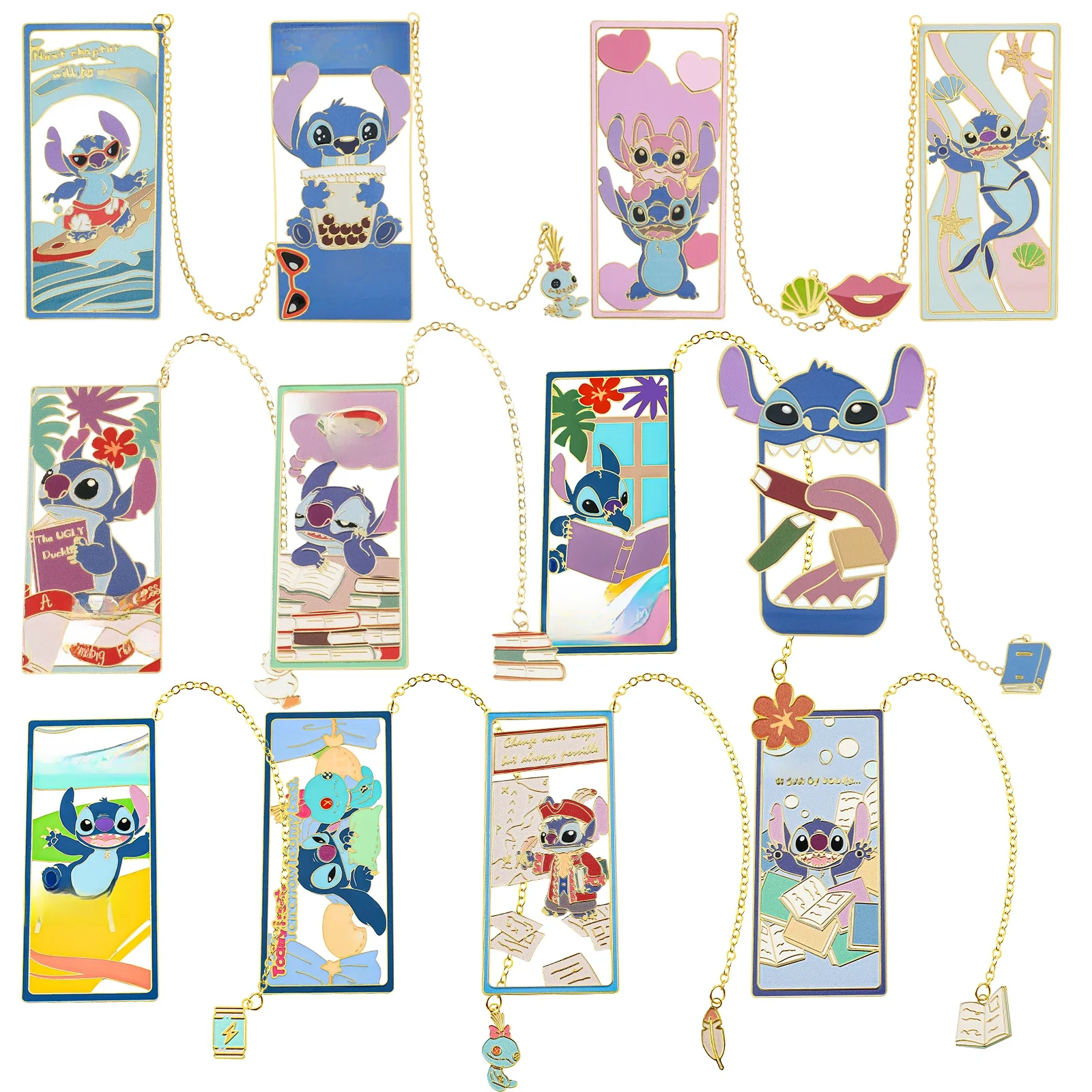 Marque-page Anime CAN o & Stitch, Ohana Means Family Reading Lovers, cadeau, manuel, fournitures décoratives pour étudiants