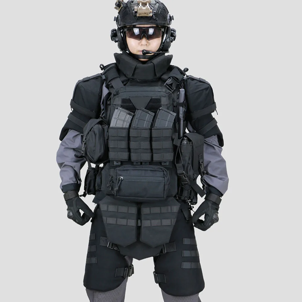 

Multifunctional Tactical Vest Full Body Armor Suit UHMWPE Protection Plate Carrier Adjustable Combat Gear for Hunting Airsoft