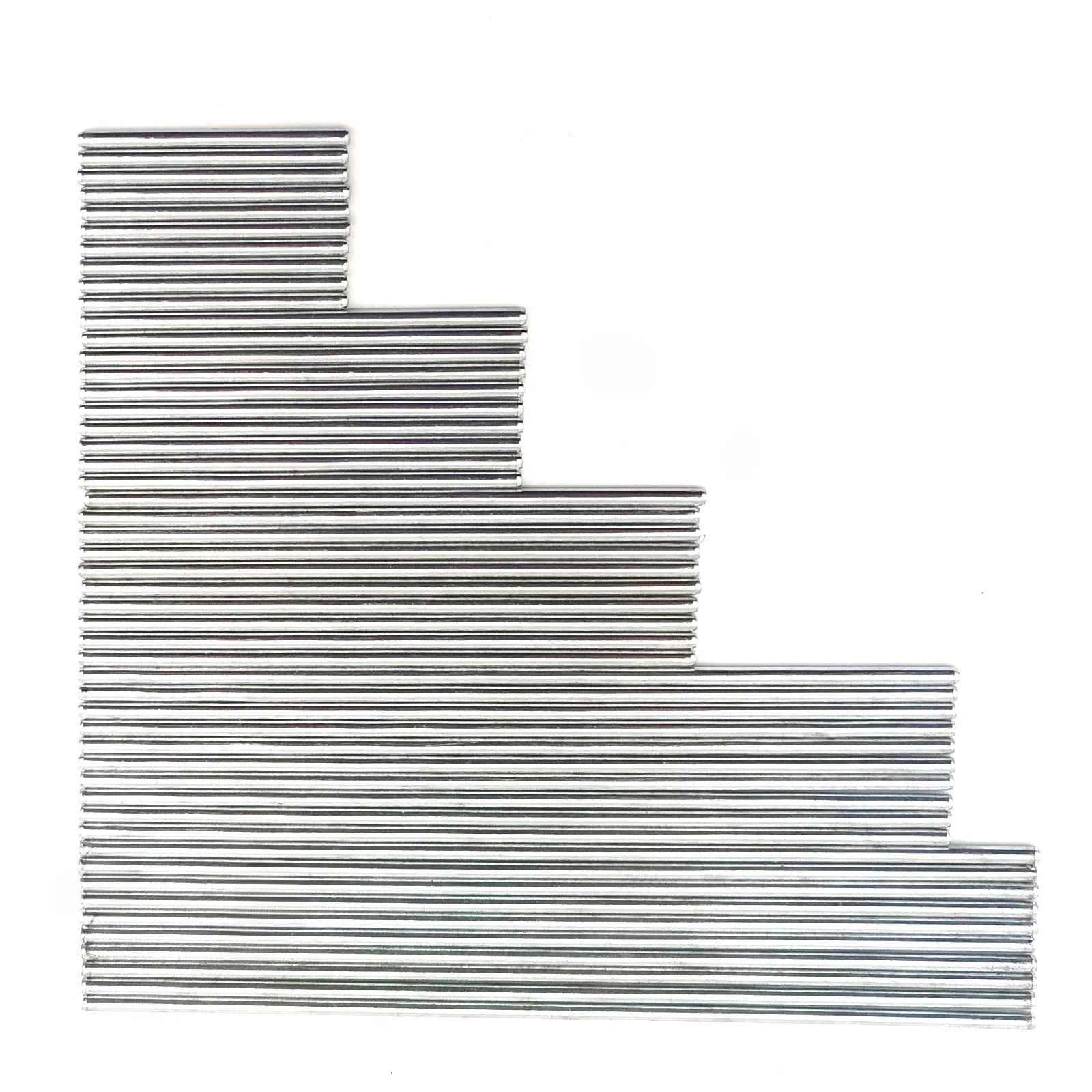 Axes d'arbre de tige en acier argenté RC, Rail linéaire rond en métal droit, longueur ronde 30 50 70 100 110 150mm * diamètre 2mm, 10 pièces