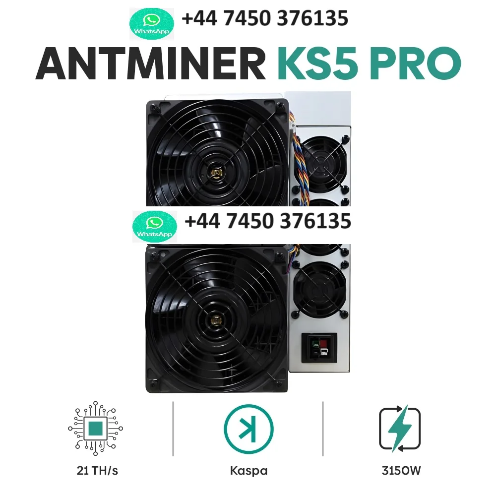 BUY 3 GET 2 FREE NEW Bitmain   Antminer KS5 Pro (21Th)