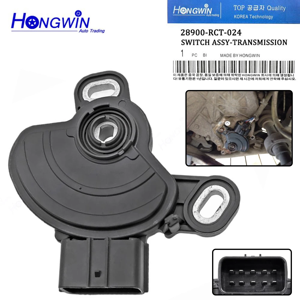 Neutral Safety Switch A/T Case Inhibitor 28900-RCT-024 For Honda Accord Fit Acura RSX TSX 28900-RCT-014 28900RCT024 28900RCT004