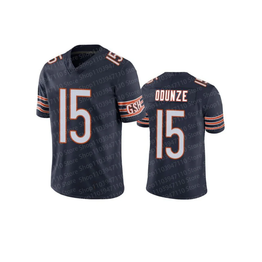 New Arriavl Summer Men T-shirt Rugby Jersey Chicago Bears  No.15 Quick Drying Women Men T-Shirt Adult/ KID Jerseys Kit Top