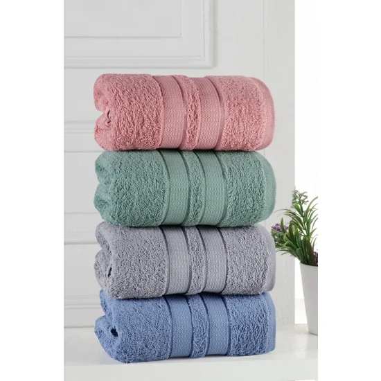 Plum Home Plum Mila 50X90 cm Set of 4 Hand and Face Towels