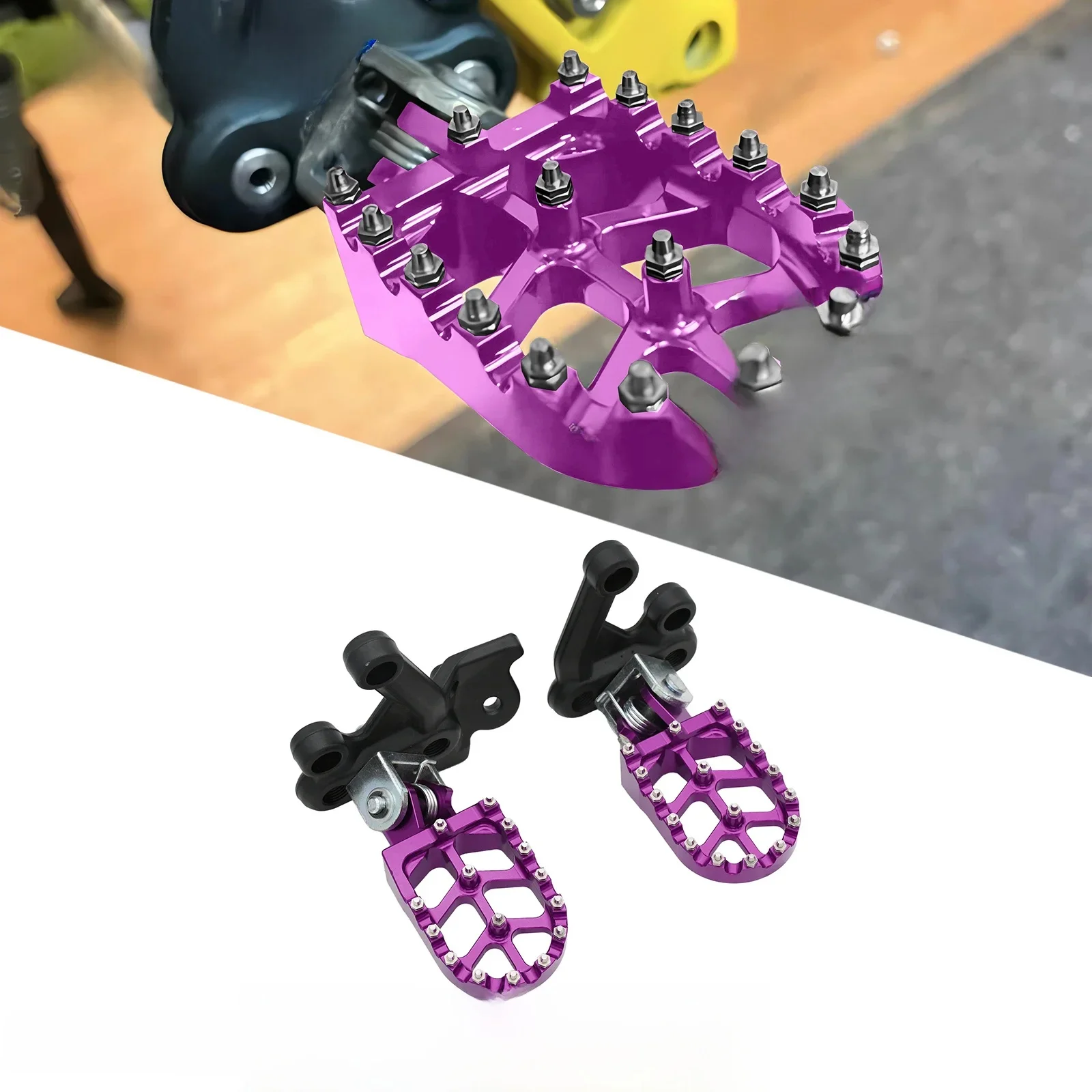 AliExpress Electric Bike CNC Foot Pegs Rest Footpegs Foot Pegs Bracket For Sur-Ron Sur Ron Surron Light Bee X & S Electric Motocross Parts