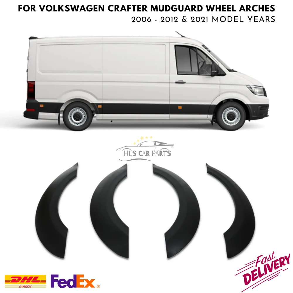 

For Volkswagen Crafter Mudguard Wheel Arches 2006 - 2012 & 2021 Model Years Car Decorations Bumpers Trim Covers Free Shipping