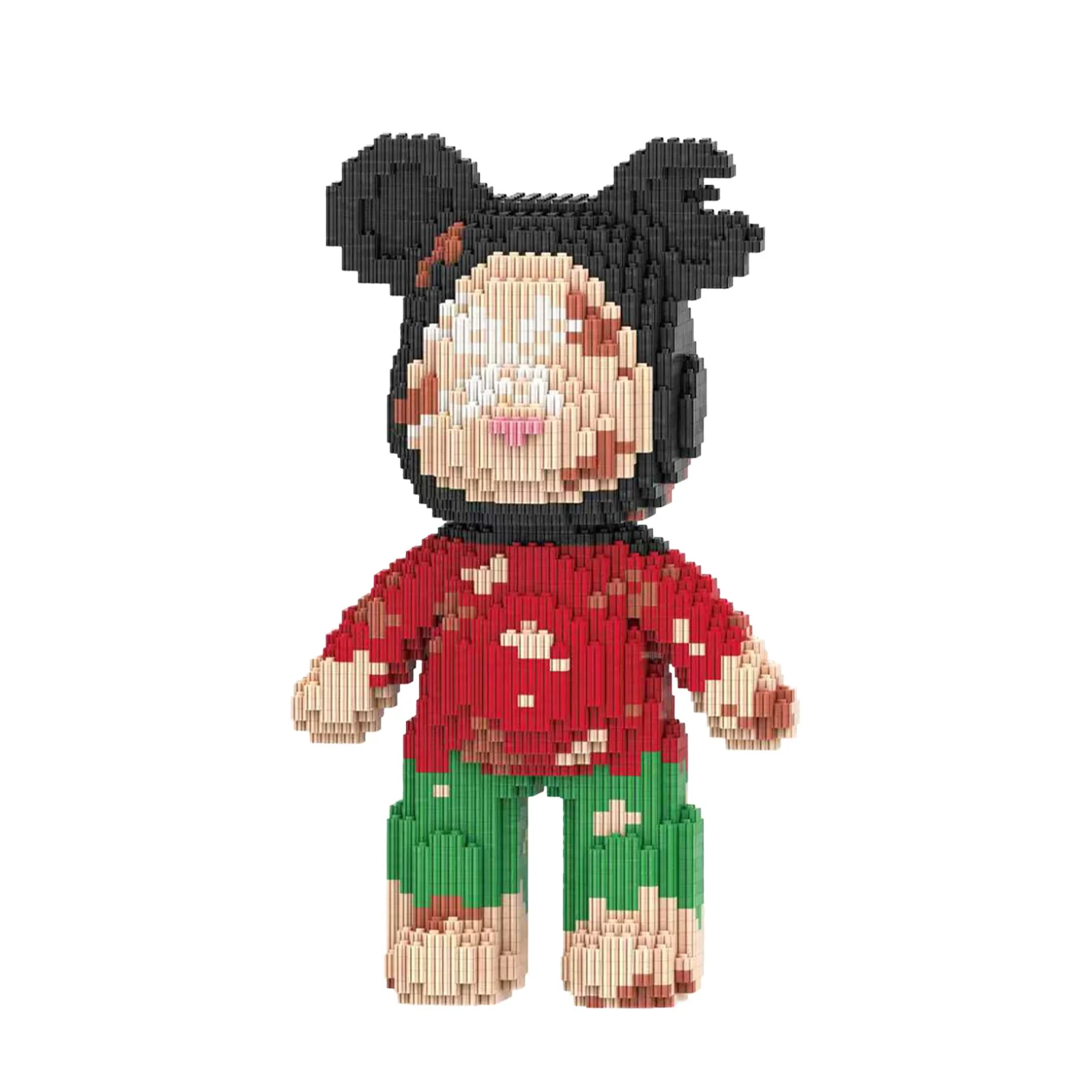 

Ugly Sweatshirt Bear Christmas Building Blocks 3200PCS Mini Toy for Holiday Gifts, Decorations, DIY Family Fun, Display