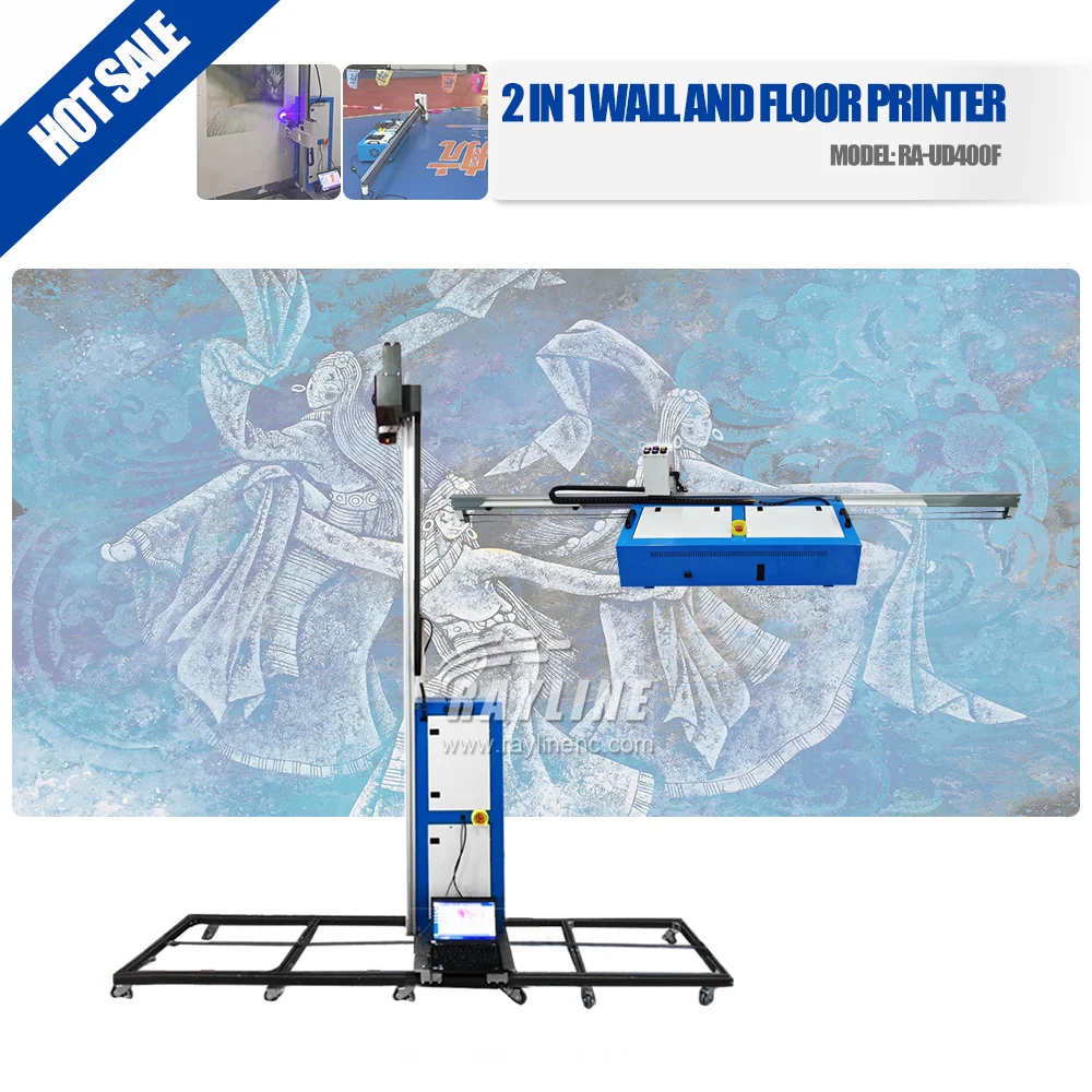 الجدار والأرضيات الصغيرة المحمولة البسيطة الفن روبوت الجدار صائق الراسمة روبوت صور النافثة للحبر طابعة الحائط ثلاثية الأبعاد 5D Wallpen صور الأسرة