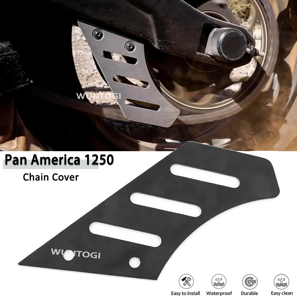 For Pan America 1250 Accessories PA 1250 PA1250 S 2021 - Motorcycle Chain Protection Cover Guide Wheel Slide Cover Protection