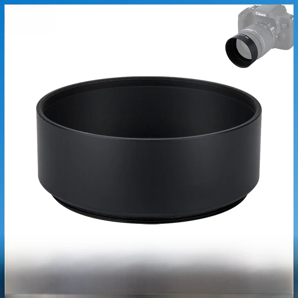 JJC uniwersalna metalowa osłona obiektywu wkręcana 46mm 49mm 52mm 55mm 58mm 62mm 67mm 72mm 77mm 82mm osłona obiektywu do aparatu Canon Nikon Sony — zdjęcie produktu 7