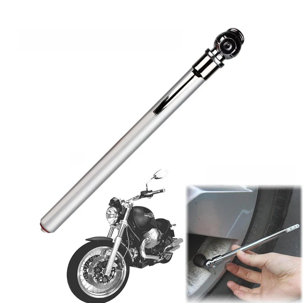 AliExpress 5-50 PSI Motorcycle Tire Pressure Gauge Test Pen Portable Meter Emergency Tools Electric Bicycle