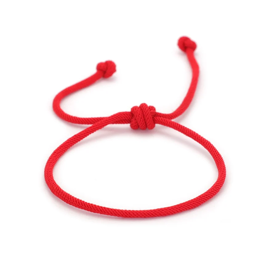 Style Simple hommes corde Bracelet réglable 7 couleurs A Grade 3mm fil Braslet meilleur ami Bracelet loisirs bijoux Pulseira Joias