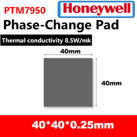 Origin Honeywell PTM7950 0.2/0.25mm Phase Change Pad 8.5W Thermal Pad Laptop/CPU/GPU Heatsink 40x40 20x30 Thermal Paste Grease