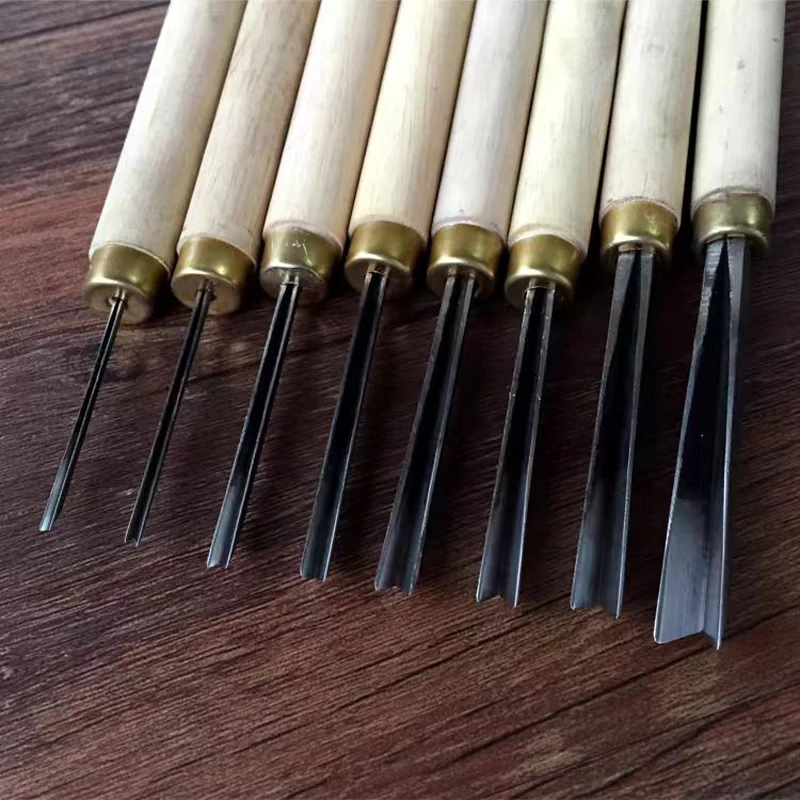 Imagem -04 - Woodworking Carving Knife V-shaped Trimming Tool Wood Chisel Triangle Knife 1.5 mm mm mm mm mm mm mm mm