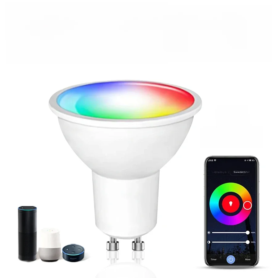 5W 7W 9W 220V 110V Tuya Smart WiFi GU10 Żarówka LED Reflektor Alexa Lampa RGBCW Smart Life Kontrola aplikacji Współpracuje z Google Home Echo — zdjęcie 2