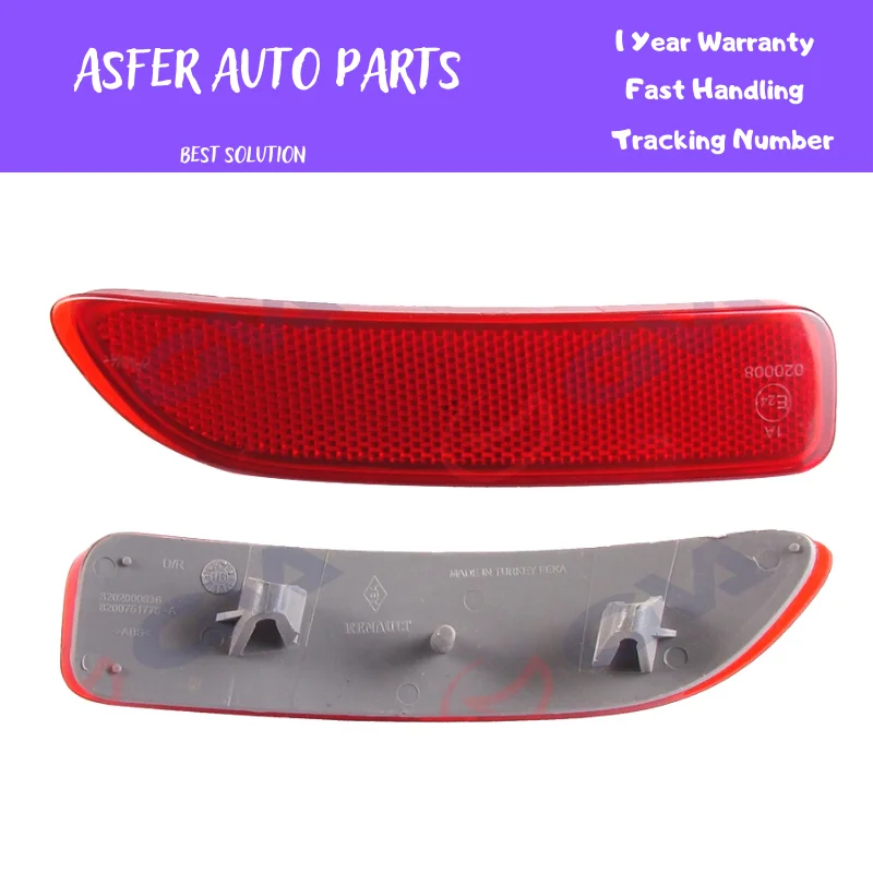 REAR BUMPER REFLECTOR REFLECTIVE STRIPS FOR DACIA LOGAN DOKKER RH LEFT LODGY AFTER 2011 8200751778 FROM TURKEY