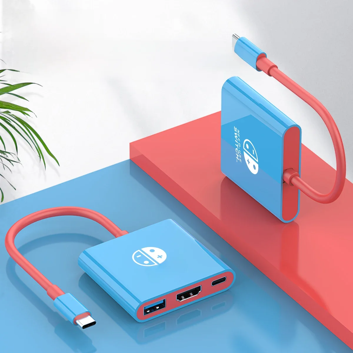 Concentrateur TYPE-C de station d'accueil portable Nintendo Switch avec HDMI et USB 3.0 parfait pour les voyages et les jeux
