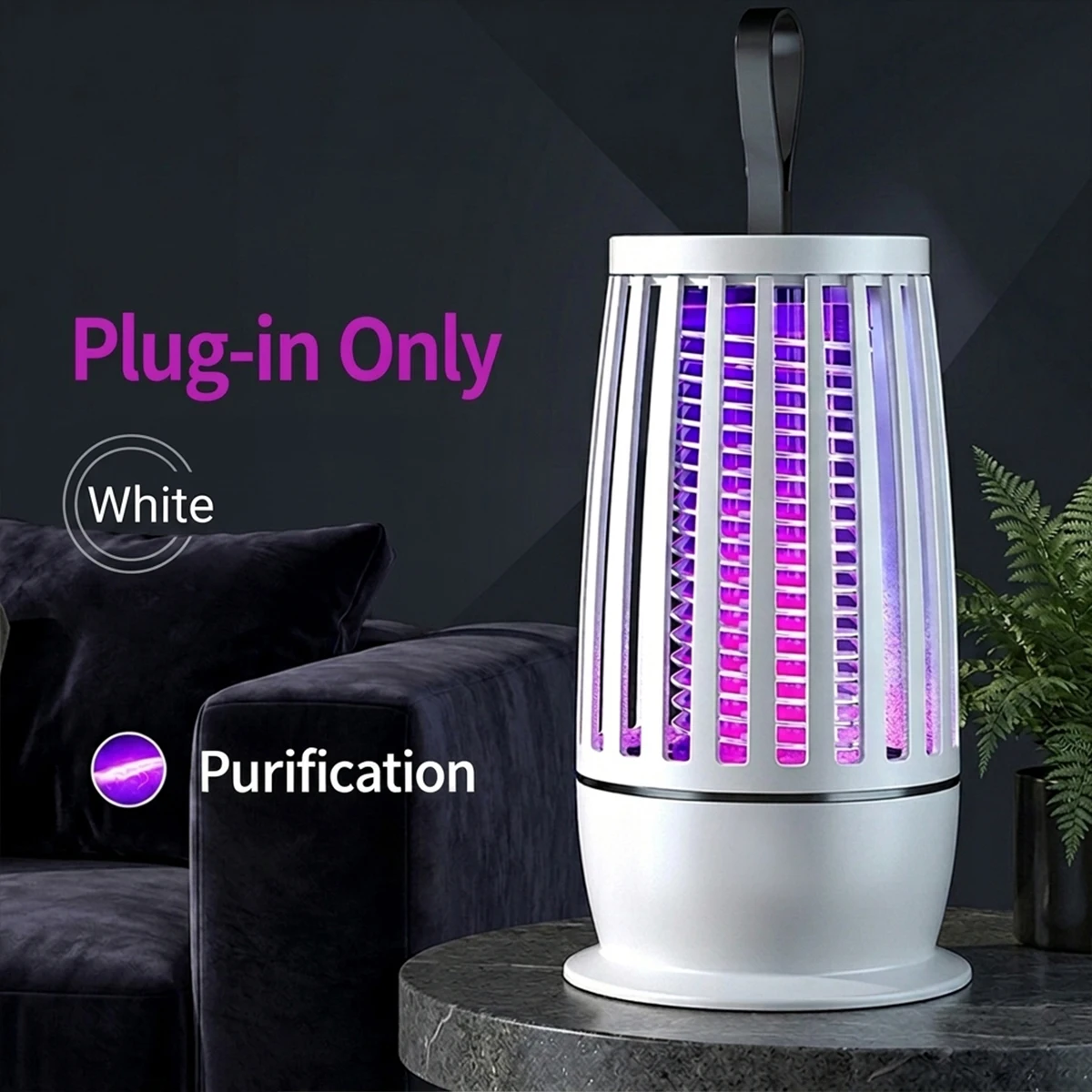 Elektrische Mückenvernichterlampe 2-in-1 UV-Mückenvernichter Leise Nachtlicht Steck-/USB-Aufladbare Outdoor-Mückenvernichterlampe – Detail 9