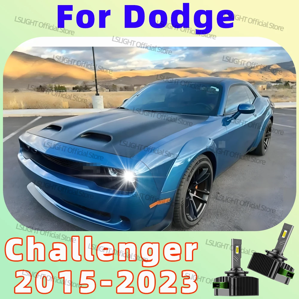

2 шт. для Dodge Challenger 2015-2023 супер яркие светодиодные лампы для фар 3570 CSP Led 30000LM 110W D3S автомобильная лампа 12V D Series Lampada