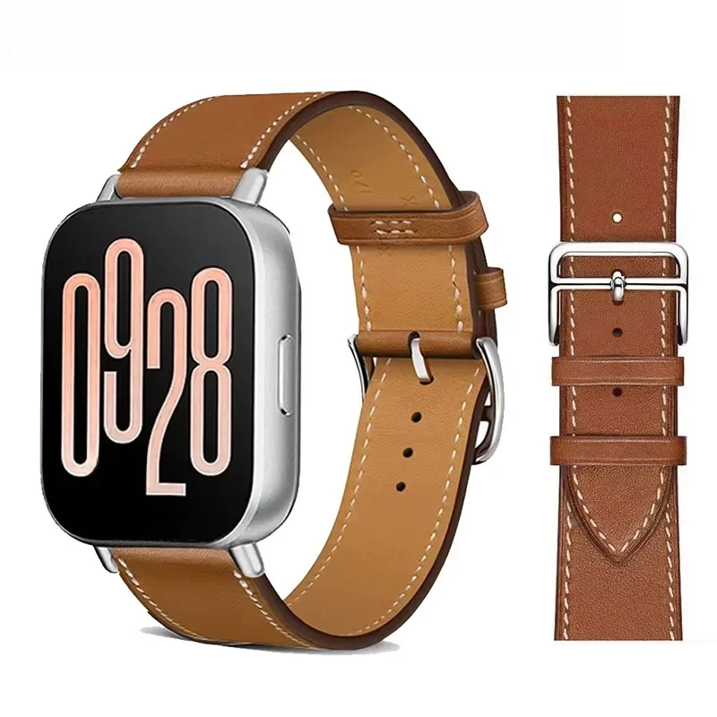 Bracelet en cuir pour montre Redmi 5/3 lite, en Nylon, pour Xiaomi Mi Watch 5/3, Bracelet actif, 20mm, 22mm, accessoires correa