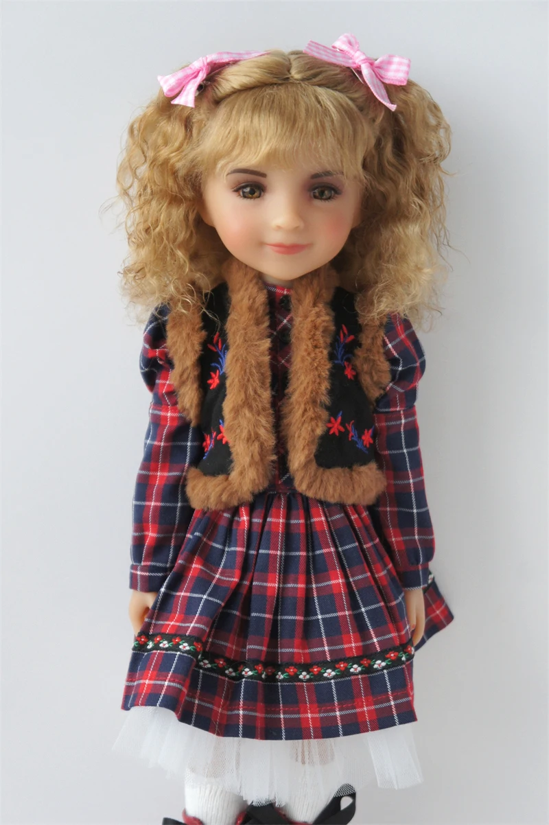 

JD852 1/8 1/6 1/4 1/3 QBaby Cute Bow BJD Мохеровый парик OB11 YOSD MSD SD Blythe Wave Кукла Размер волос от 5-6 до 10-11 дюймов Аксессуары