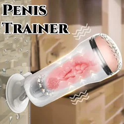 Pocket Pussy  Automatic Telescopic Rotation Male Masturbator Real Blowjob Machine Sex Machine for Men Piston  Masturbation Cup