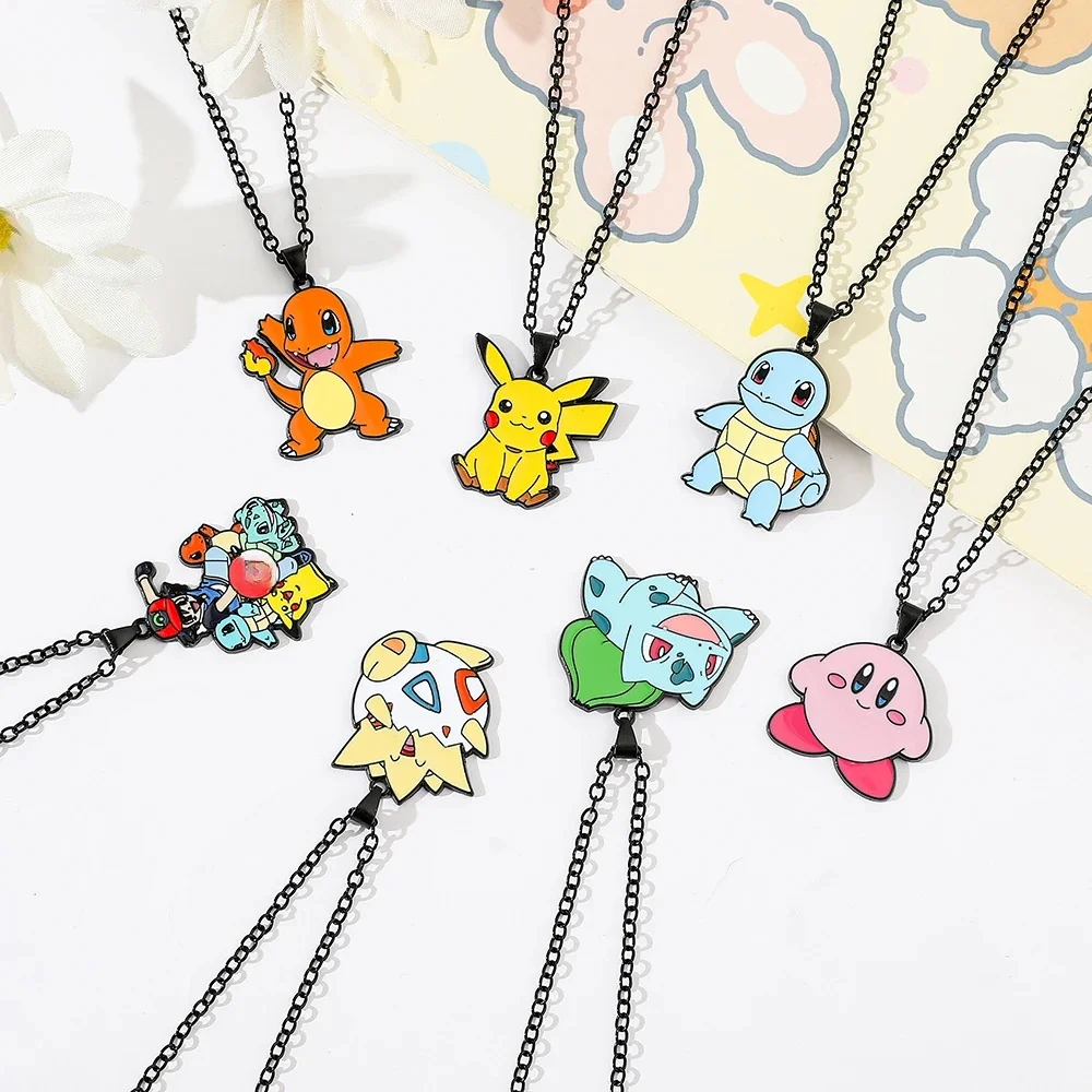 Anime Pokemon Metallspielzeug, süße Figur, Pikachu, Squirtle, Psyduck, Charmander, Party Dekoration Cosplay Geschenk