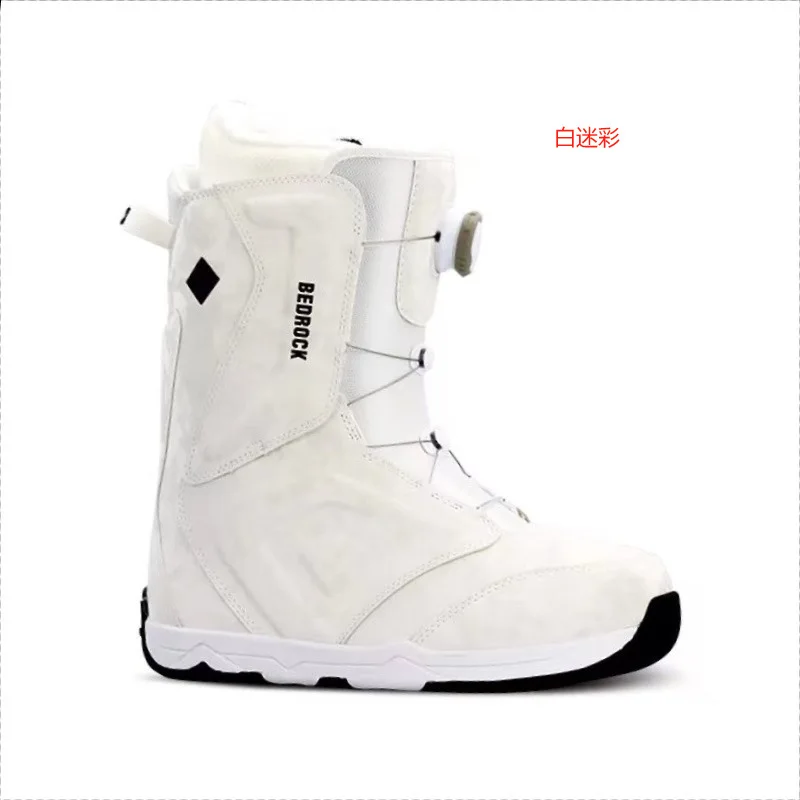 Sheepba snowboard deportes zapatos de esquí uso rápido BOA impermeable antideslizante cálido