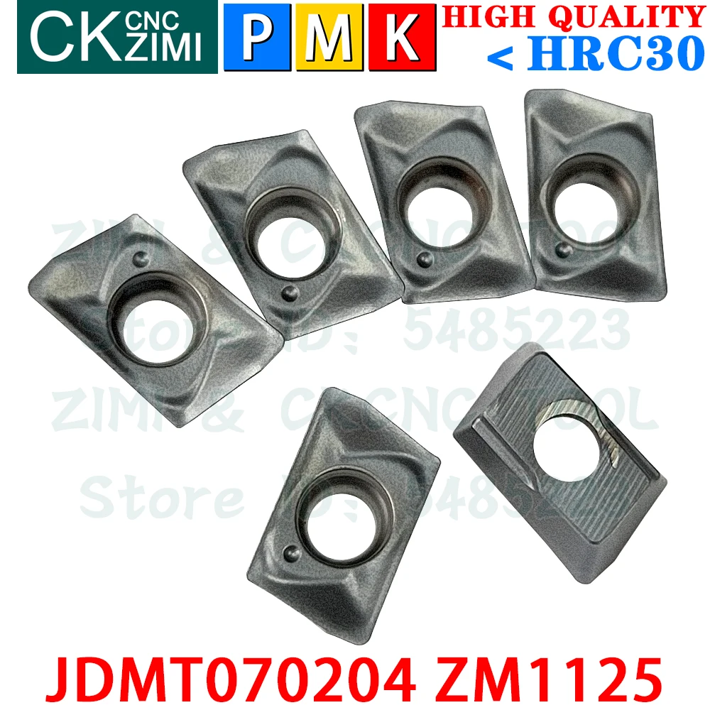 JDMT070204 ZM1125 JDMT 070204 ZM1125 Inserti in carburo Inserti per fresatura ad avanzamento rapido Utensili CNC tornio meccanico per metalli Utensili di fresatura indicizzabili ESE ASM07 portautensili di fresatura