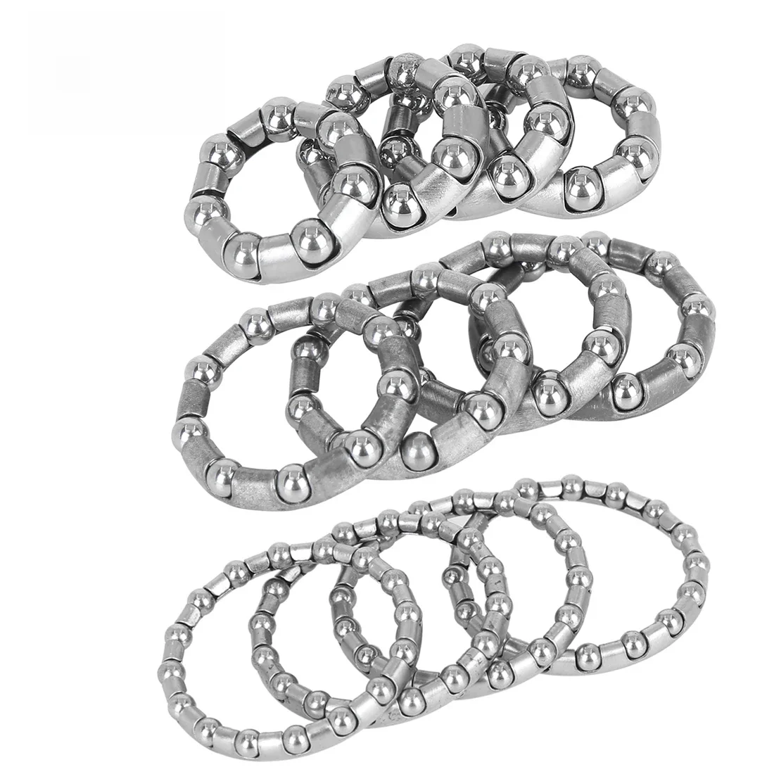AliExpress X Autohaux 12pcs Bicycle Headset Steel 20 16 9 7 Balls Bike Axle Wheel Ball Frame Bearing Headset Caged Retainer Replacement