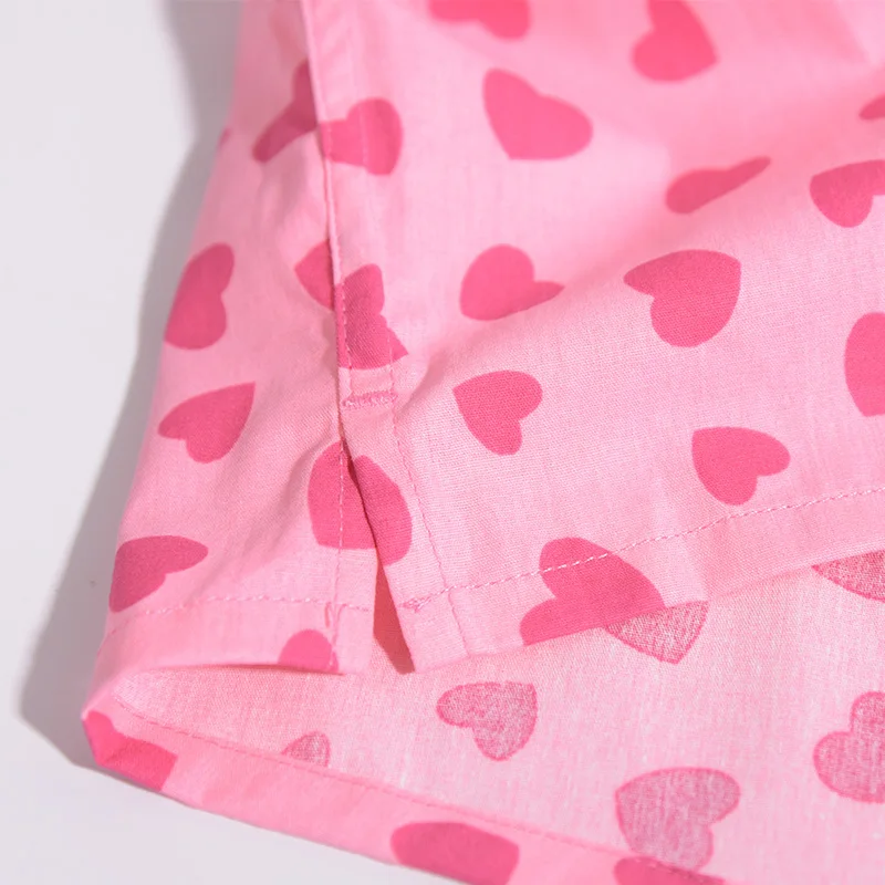 Pantaloncini Boxer a cuore rosa in puro cotone mutandine per uomo e donna modello comodi pantaloncini traspiranti per il tempo libero a casa