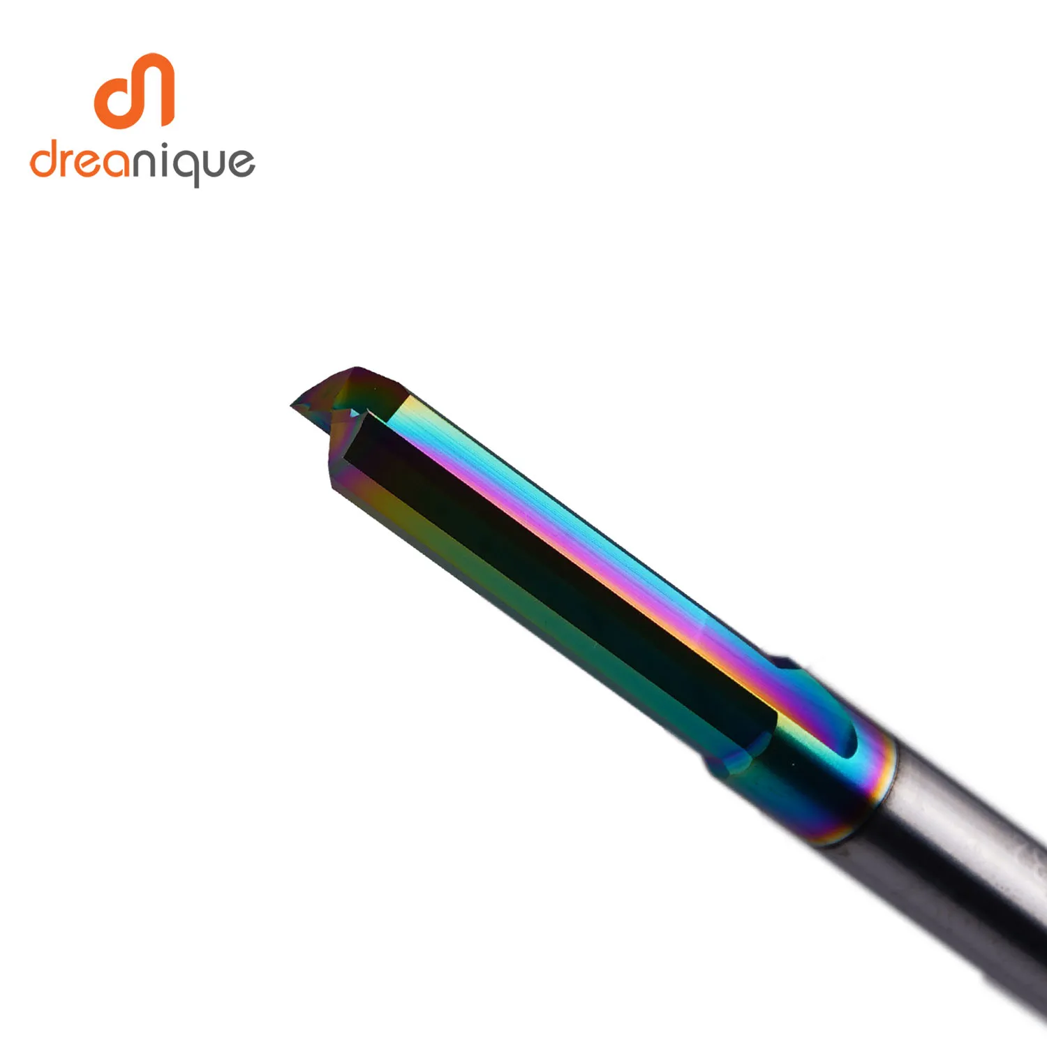 Imagem -05 - Dreanique Peça 3.175 mm Haste Dlc Revestimento Flautas Carboneto Flauta Reta Fresa Cnc Ferramenta de Fresagem Slot Fresa