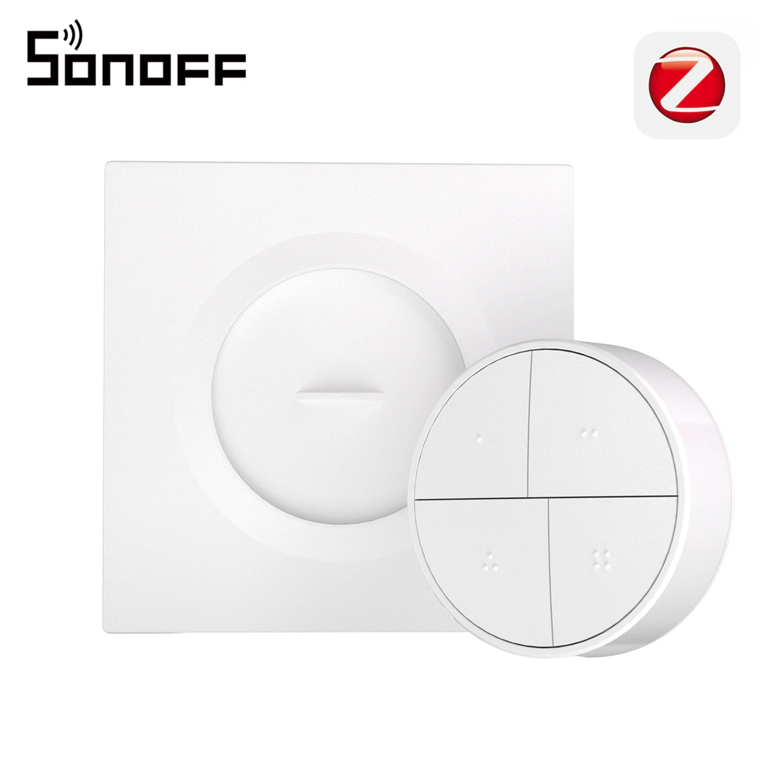 SONOFF Orb 4-in-1 Zigbee Szenenschalter – kabelloser Szenentaster mit magnetischem, abnehmbarem Design, Zigbee & eWeLink-Remote