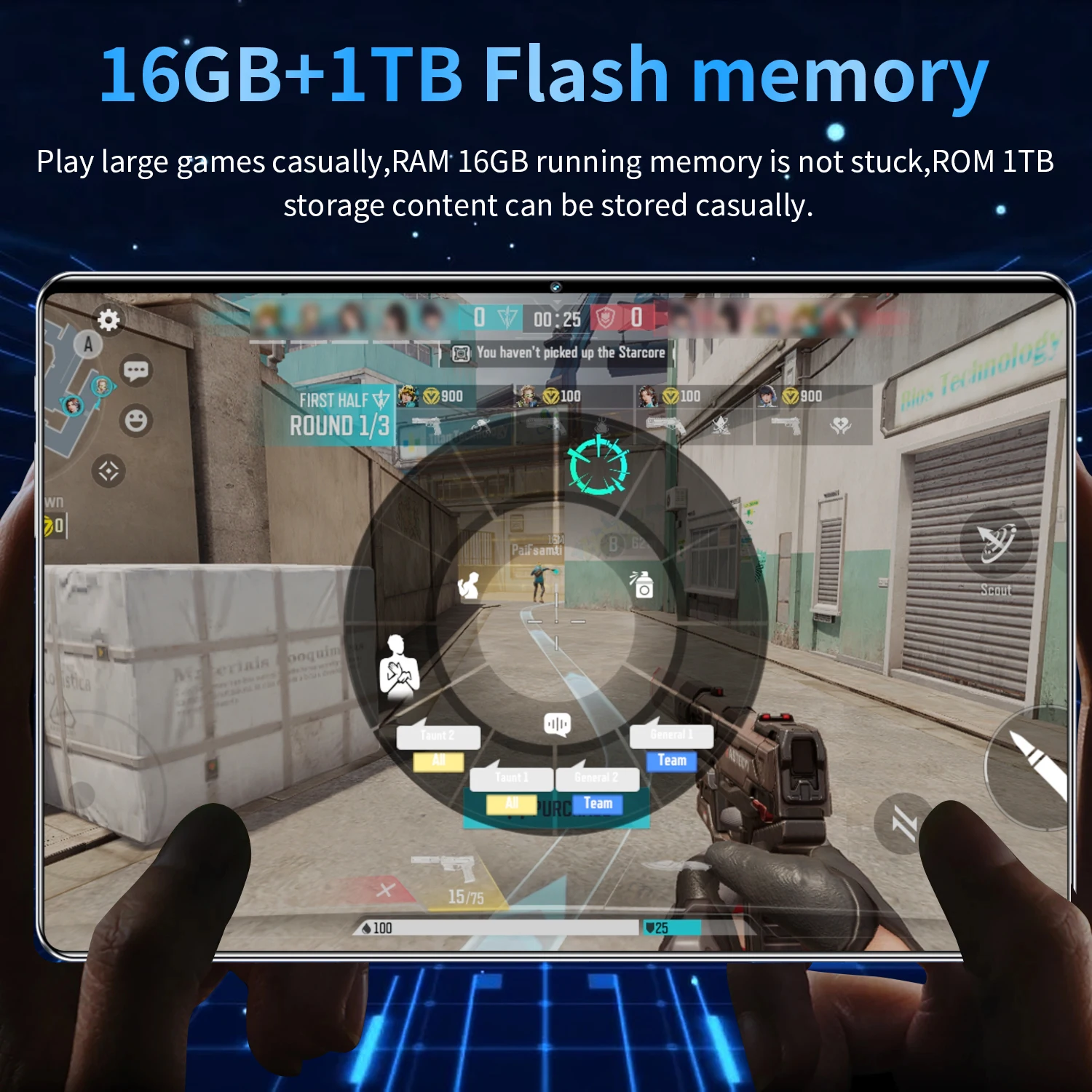 Immagine 4: 2025 nuovo Tablet originale da 10.36 pollici 16GB Ram 1TB Rom Android13.0 Dual SIM 10 Core 12000mAh Bluetooth WIFI 5G Tablet PC di rete