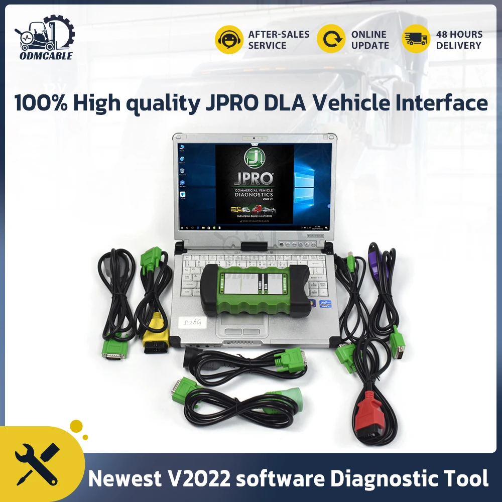 

For JPRO Professional Truck Diagnostic Scan Tool 2022 v1 CFC2 Heavy Duty Truck Scanner Truck Diagnostic & Testing Tools