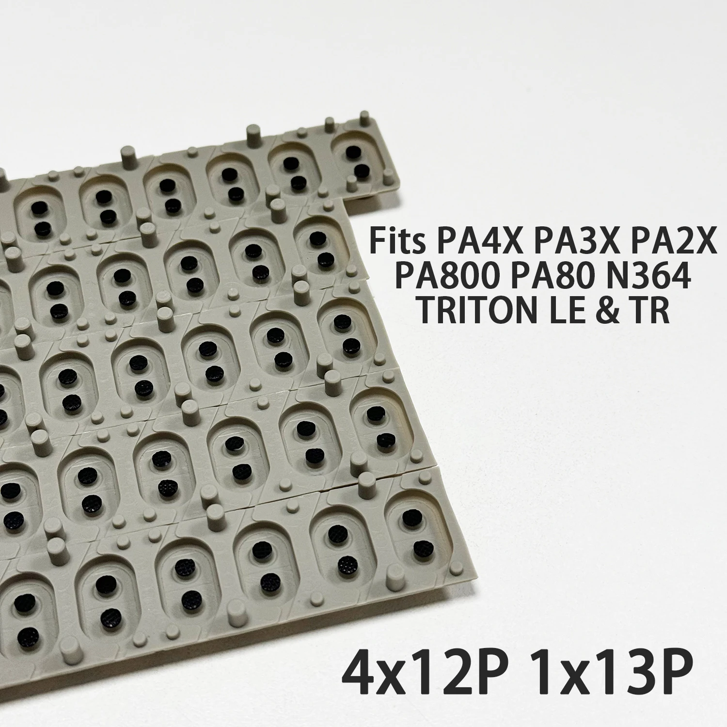 Fits Korg PA4X PA3X PA2X PA800 PA80 N364 TRITON LE & TR Rubber Key Contact Set for Korg 61 Note Keyboard Conductive Strip